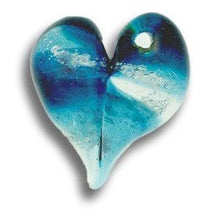Load image into Gallery viewer, Glass Heart Cremation Pendant