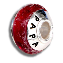 Load image into Gallery viewer, ruby red pandora bead
