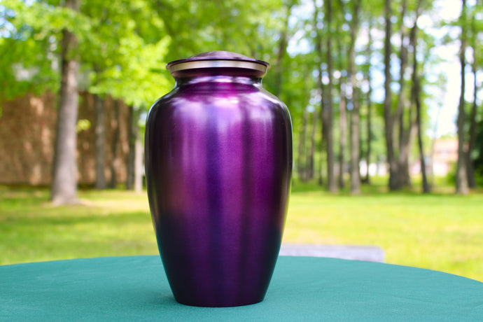 Classic Paws Urn Violet