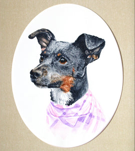 Hand Painted Pet Portrait