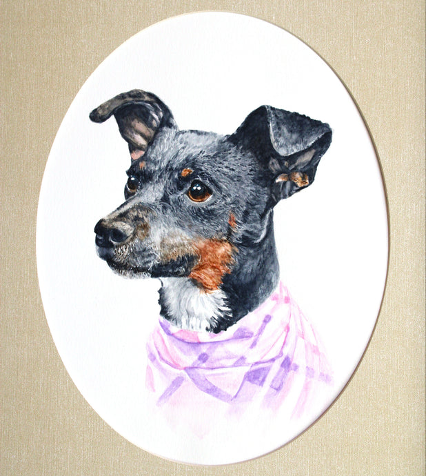 Hand Painted Pet Portrait