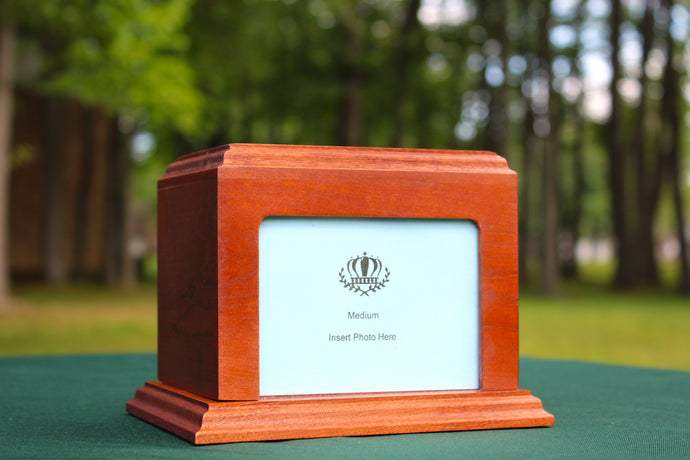 Majestic Photo Frame Urn Cherry