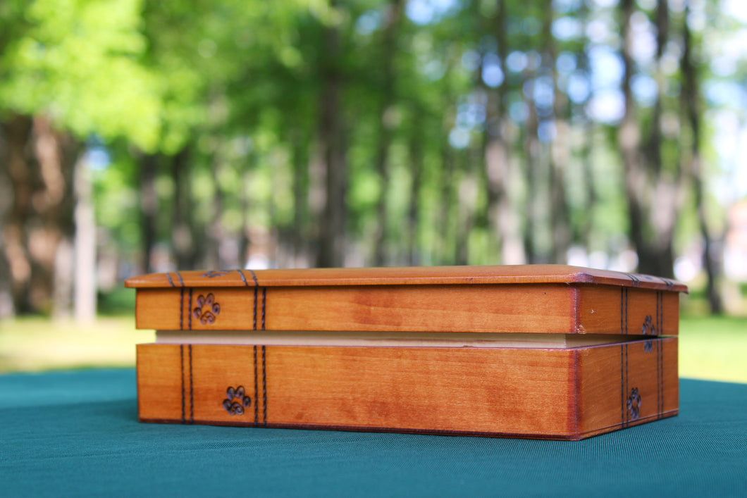 Crossing Prints Wooden Memento Box