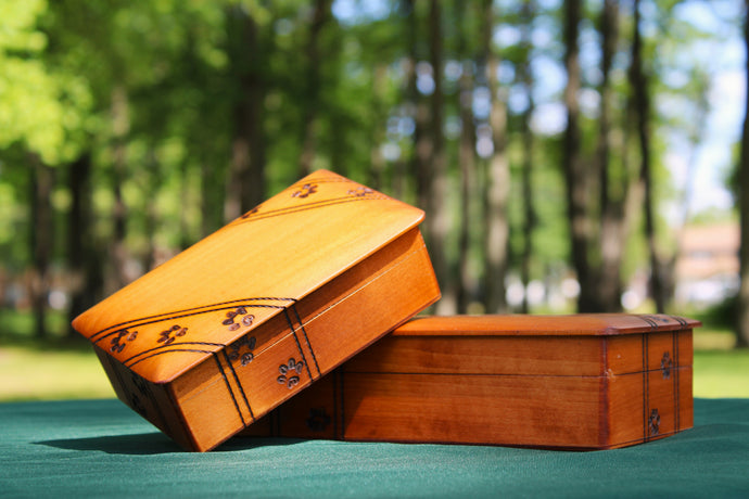 Crossing Prints Wooden Memento Box