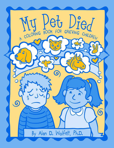 If My Pet Died Coloring Book