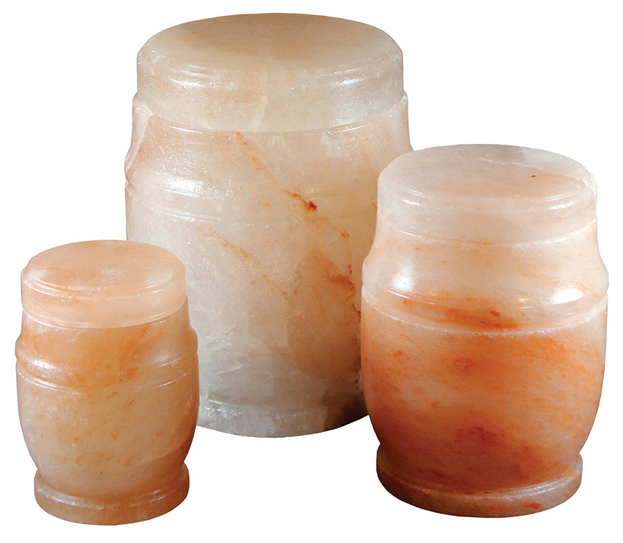 Athena Himalayan Rock Salt Urns