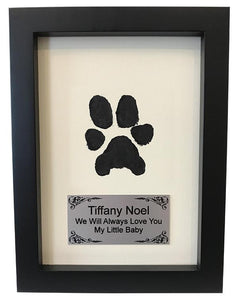 Framed Ink Print with Personalized Plaque