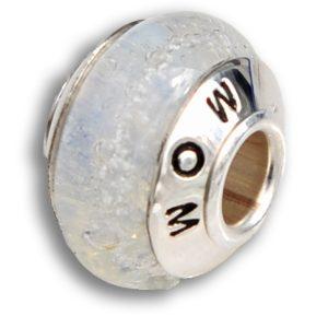 Frosted Ice pandora bead