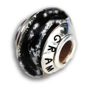 midnight pandora bead